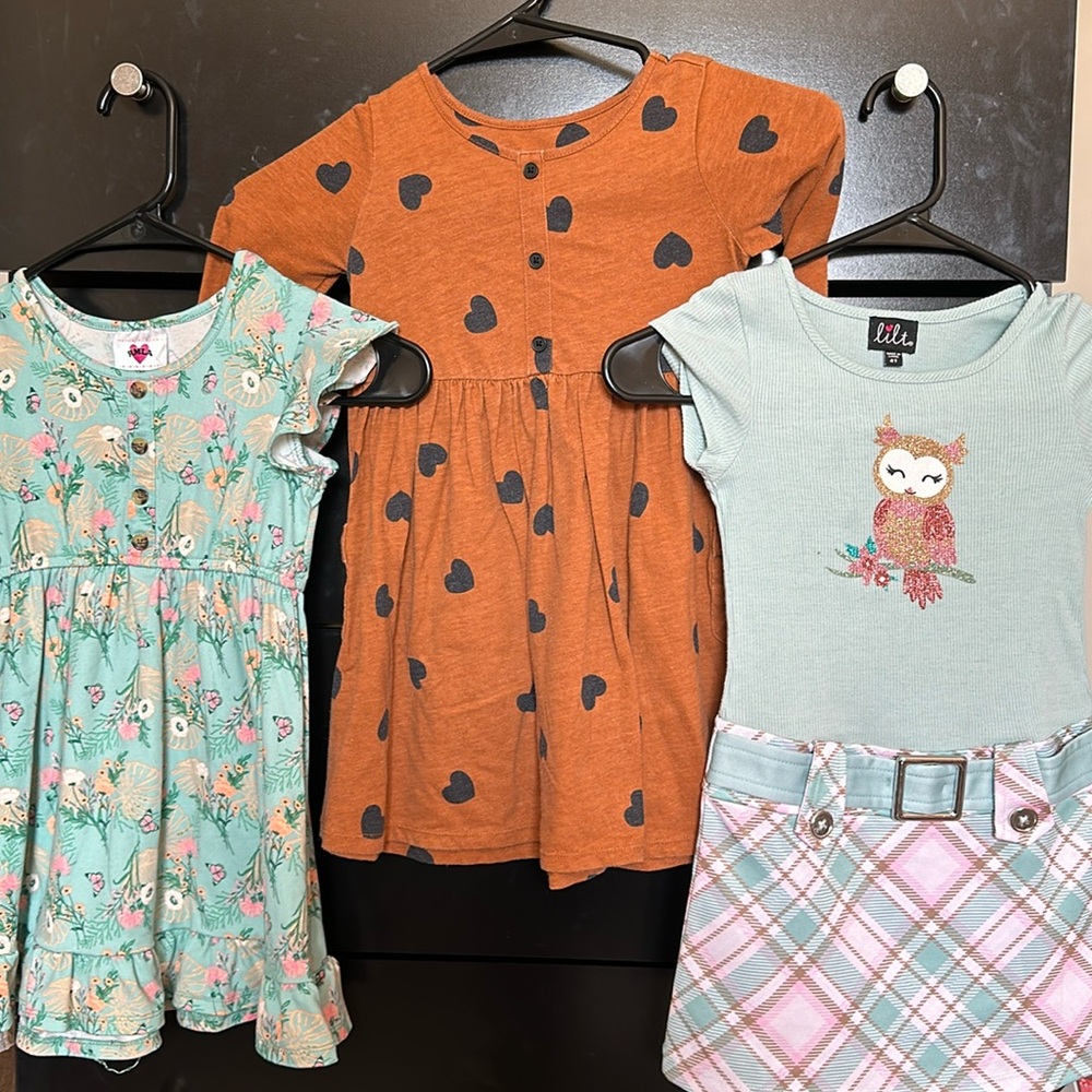 Girls Size 4T Assorted Dresses
